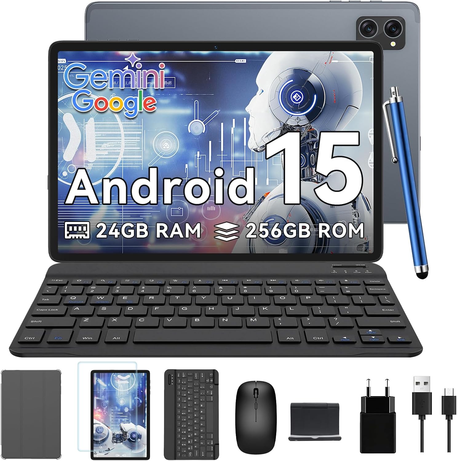 Chollazo: Tablet TABWEE con Android 15, Gemini AI y 24GB RAM por solo 109 € (-78%)