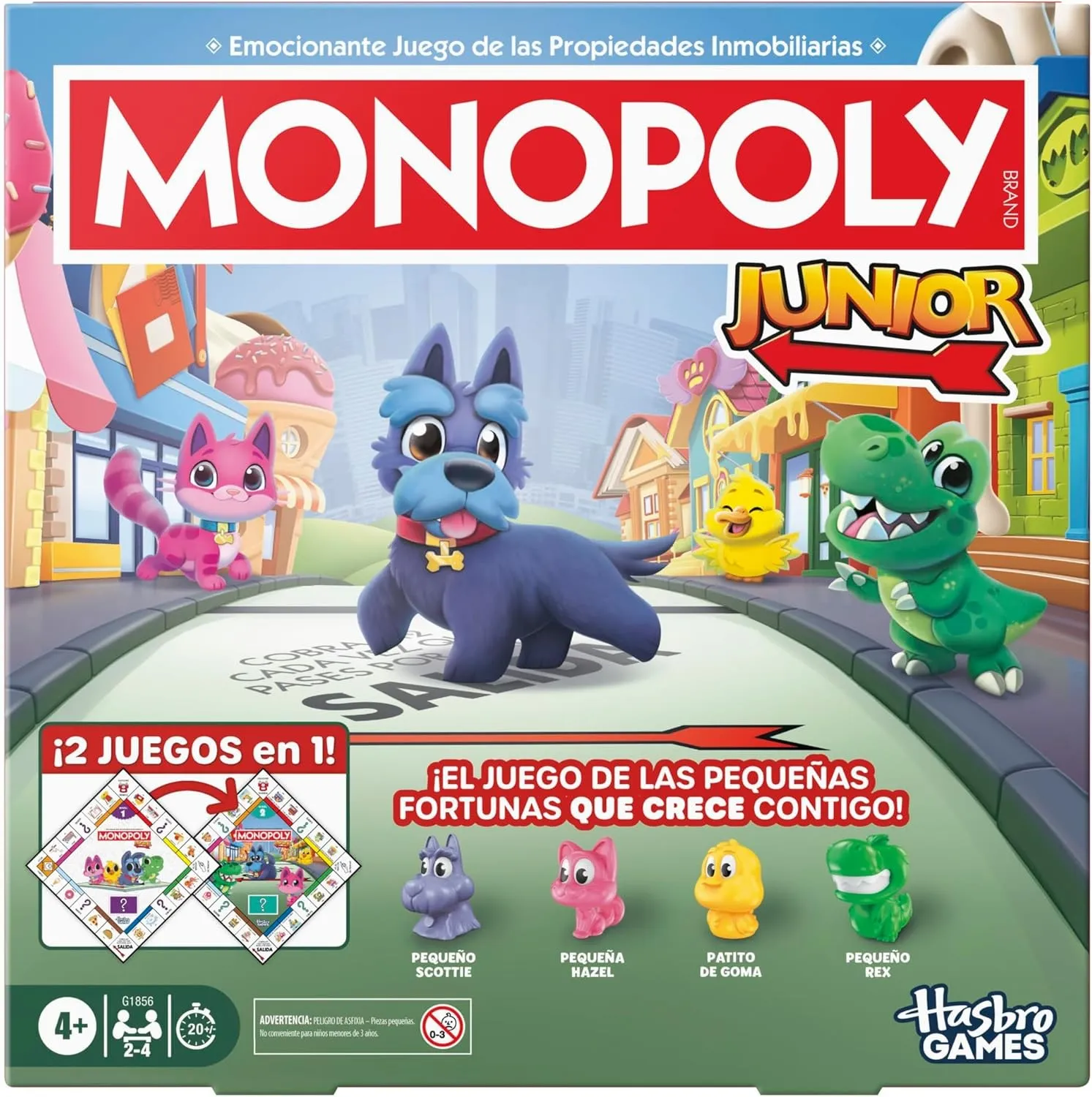 Juego de mesa Monopoly Junior por 15,90€ (-20%) en Amazon