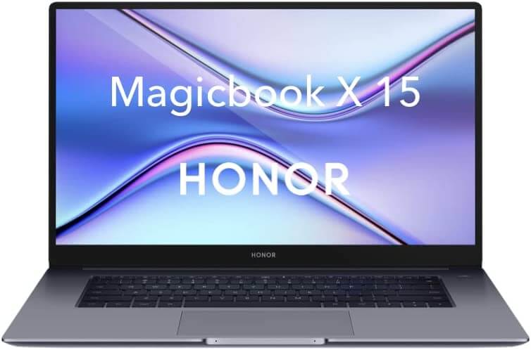 Portatil Honor MagicBook X15 - Ultraligero y fino 15.6 pulgadas Intel i3-10110U, 8 GB RAM, 256 GB SSD