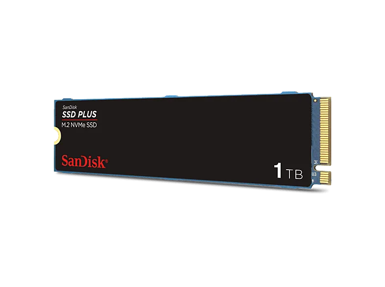 SSD SanDisk Plus 1TB M.2 NVMe por 109,6€ (-27%) en Amazon