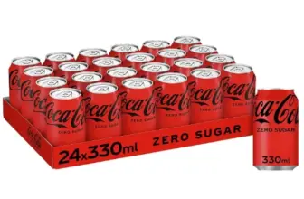24 Latas de Coca-Cola normal o Zero (24x33cl) por sólo 12,45€